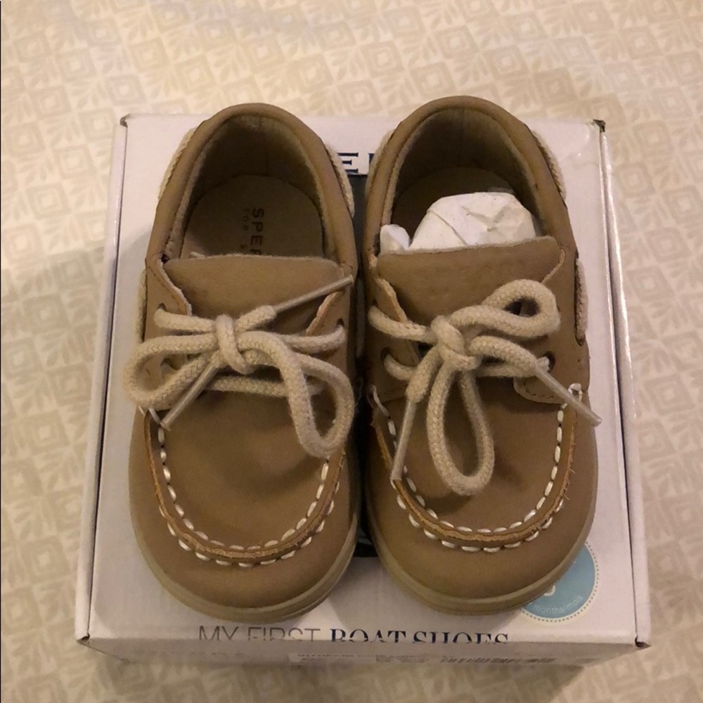 New in Box - Baby Sperry Top-Sider Boat Shoes Sz 3